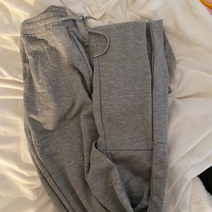 gray stack leggings
